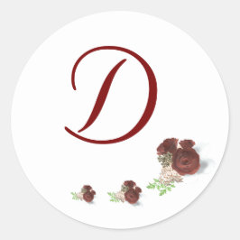 Pegatina Redonda Boda de Gracia Católica