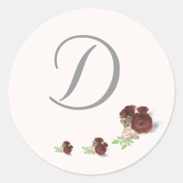 Pegatina Redonda Boda de Gracia Católica