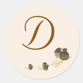 Pegatina Redonda Boda de Gracia Católica