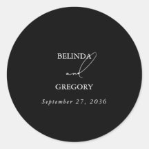 Boda de guiones de firma de caligrafía en blanco y