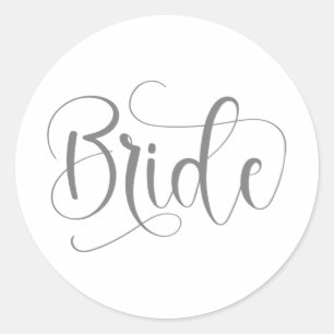 Pegatina Redonda Boda de novias Bachelorette Party Spooky Season