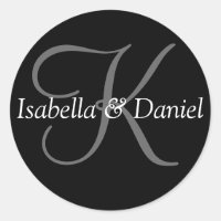 Boda de Personalizable elegante de Bride Groom Mon