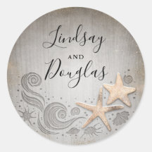 Boda de Playa Náutica Gold Starfish