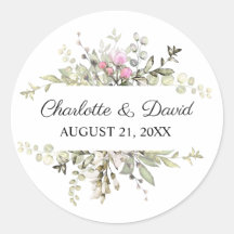 Boda de rosas rosadas florales de acuarela