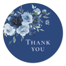 Boda Floral Azul Polvoriento Rosa Navy