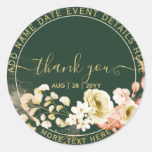 Boda floral del boho verde esmeralda