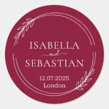 Boda Formal Burgundy