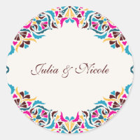 Boda Fronterizo de Estilo Marfil De Lujo Brillante