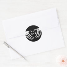 Boda gótico Pegatina, Boda de Halloween