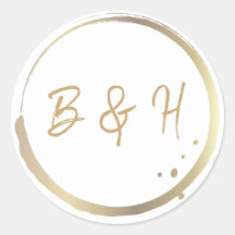 Boda minimalista moderna glamurosa dorada y blanca