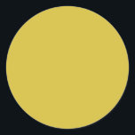 Pegatina Redonda Boda moderno amarillo sólido brillante en blanco<br><div class="desc">Boda moderno amarillo sólido brillante  negro Pegatina redondo clásico</div>