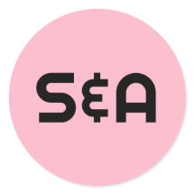 Boda monogramada de Retro Rosa Pastel