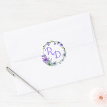 Boda Monogramado de Wreath floral de bonito