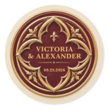 Boda personalizada de color burgundy y dorado