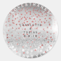 Boda personalizada gracias a la plata rosa rosa de