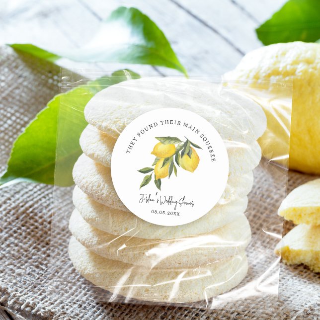 Pegatina Redonda Boda principal de la congelación de lemas o ducha  (Subido por el creador)