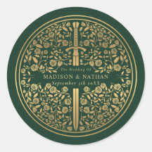 Boda Real de Espada Medieval Verde