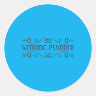 Pegatina Redonda Boda - Rendimiento del planificador de bodas