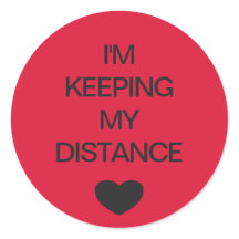 Boda rojo de código de color de distanciamiento so