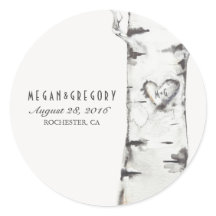 Boda Rústico de Birch Heart