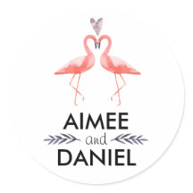 Boda tropical Flamingos | flamingo rosa de besar