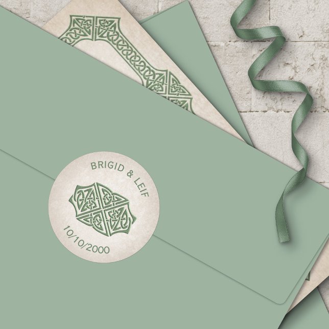 Pegatina Redonda Boda Viking Celtic Gamer (Subido por el creador)