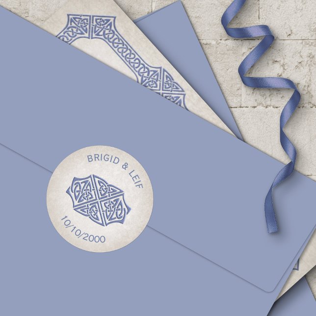 Pegatina Redonda Boda Viking Celtic Gamer (Subido por el creador)