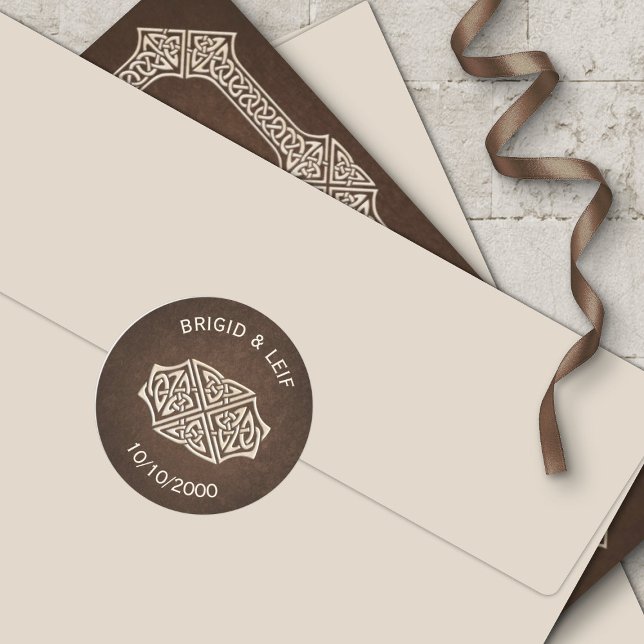 Pegatina Redonda Boda Viking Celtic Gamer (Subido por el creador)