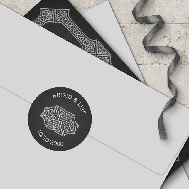 Pegatina Redonda Boda Viking Celtic Gamer (Subido por el creador)