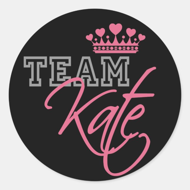 Pegatina Redonda Boda William & Kate Royal (Anverso)