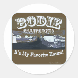 Pegatina Redonda Bodie California