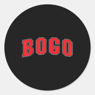 Pegatina Redonda Bogo Filipinas recuerdos Bogo