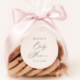 Pegatina Redonda Boho Earth Tone Baby Shower