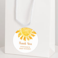 Boho Sunshine Baby Shower Gracias