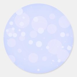 Pegatina Redonda Bokeh Purple Circles