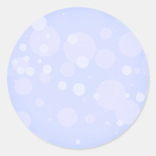 Pegatina Redonda Bokeh Purple Circles