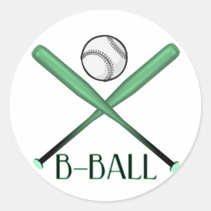 PEGATINA REDONDA BOLA B