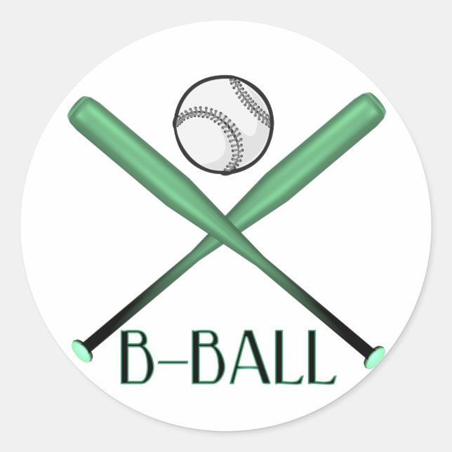 PEGATINA REDONDA BOLA B (Anverso)