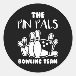 Pegatina Redonda Bola del equipo de Pin Pals