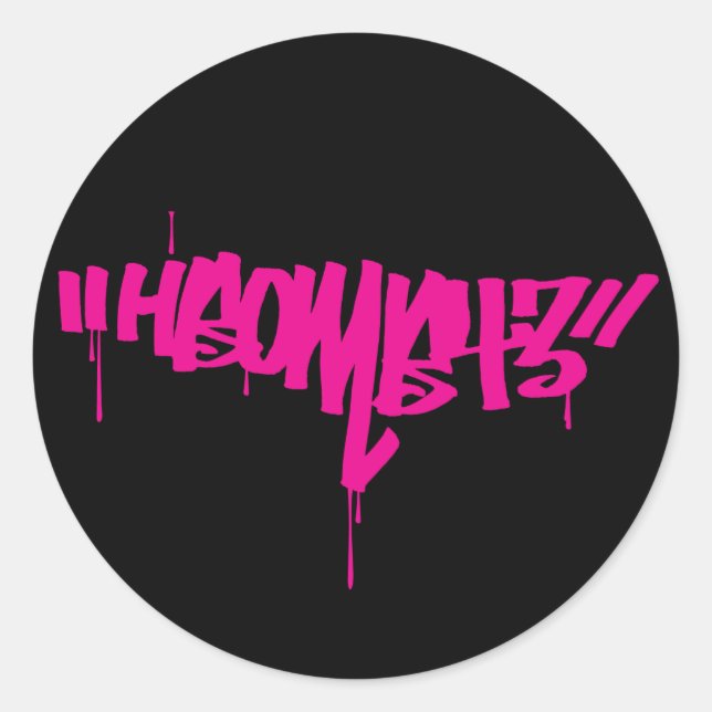 Pegatina Redonda Bomba 43 (Anverso)