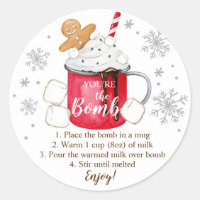 Bomba de chocolate caliente son los Navidades del 