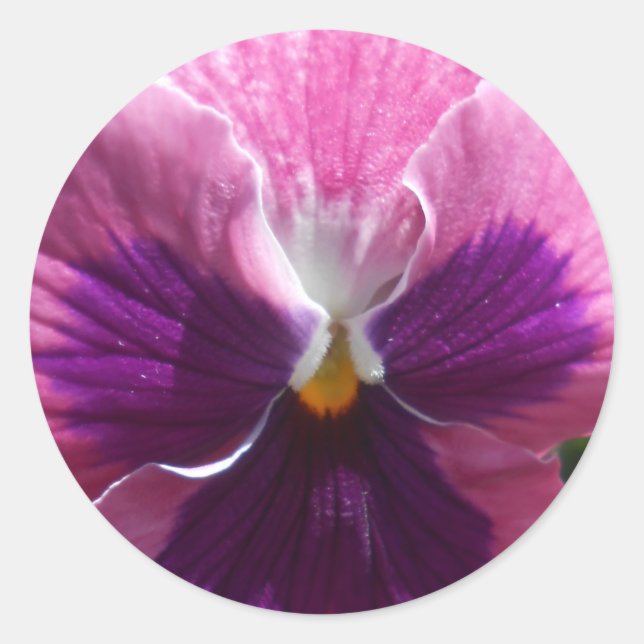 Pegatina Redonda Bonheur (Anverso)