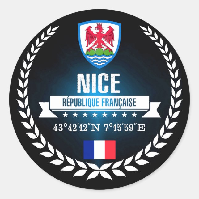 Pegatina Redonda Bonito (Anverso)