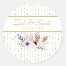 Bonito Boho Bouquet Bodas Seals