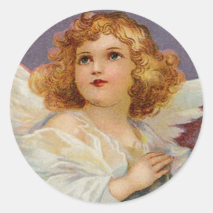 Pegatina Redonda Bonito Little Angel