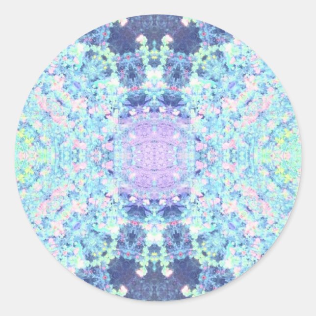 Pegatina Redonda Bonito pegajosa (Anverso)