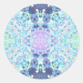 Pegatina Redonda Bonito pegajosa