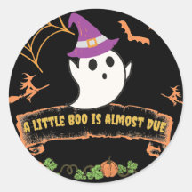 Bonito pequeño Naranja de bogs de Halloween Baby S