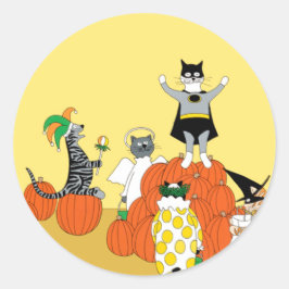 Pegatina Redonda ¡Boo!