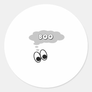 Pegatina Redonda Boo